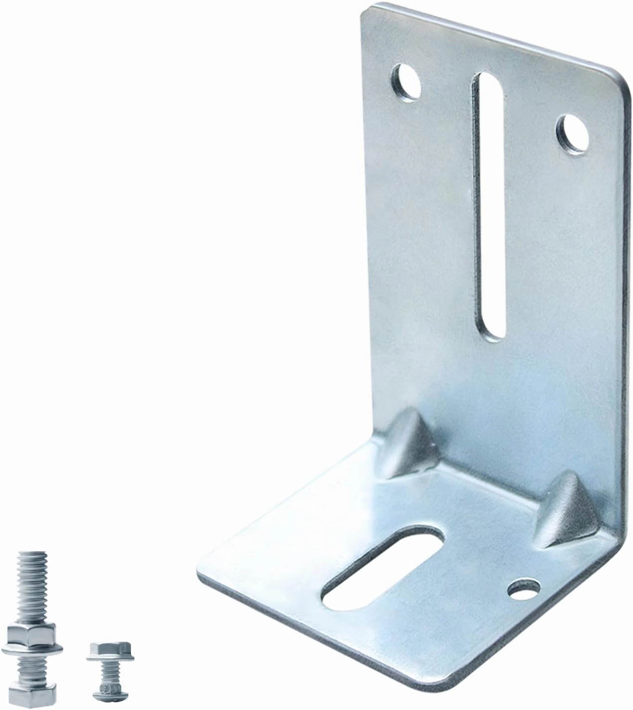 LAJIAOZ Heavy Duty Steel Garage Door Track Jamb Bracket Set, J6 Reinforcement Strut Brackets for Secure and Durable Garage Door Support, Universal Fit, Rust-Resistant, Easy Installation(6pcs)