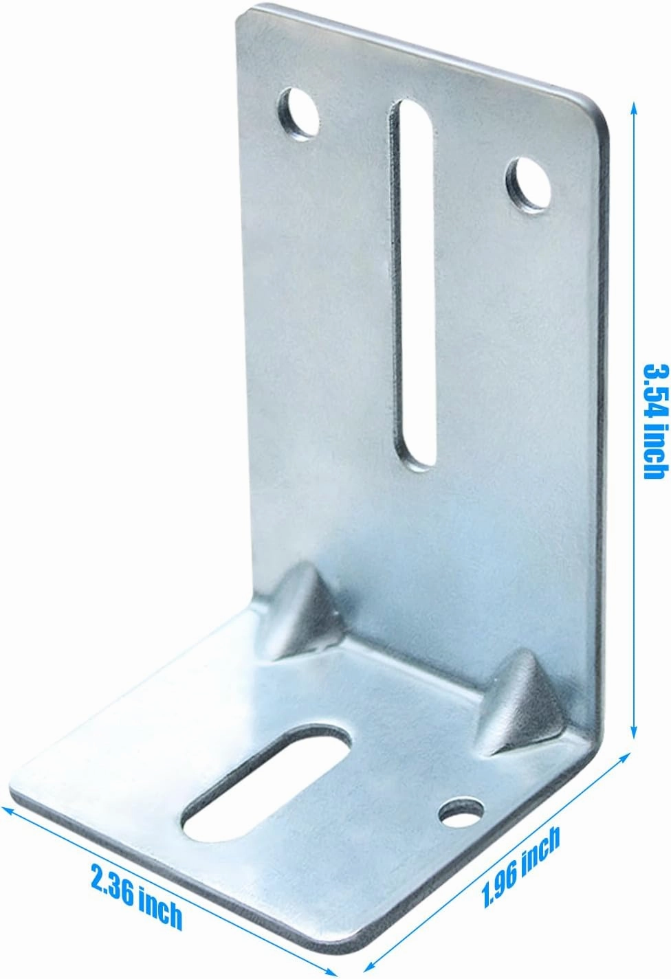 LAJIAOZ Heavy Duty Steel Garage Door Track Jamb Bracket Set, J6 Reinforcement Strut Brackets for Secure and Durable Garage Door Support, Universal Fit, Rust-Resistant, Easy Installation(6pcs)