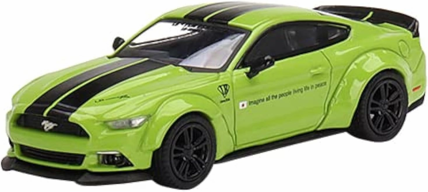 LB-Works Grabber Lime Green Imagine All The People Living Life in Peace Ltd Ed to 3000 pcs 1/64 Diecast Model Car by True Scale Miniatures MGT00426