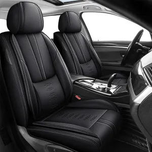 Leather Seat Covers for Chevrolet Chevy Blazer EV 2024 2025,Premium Car Seat Covers Front Set,Waterproof Car Seat Protectors with Airbag,Comfort Interior Cover Seats for Cars(Black)