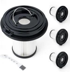Leemone Filter Replacements for Bissell CleanView XR 200W / CleanView XR Pet 300W / Powerlifter Turbo Cordless Stick Vacuum Cleaner 3789,3789U,3789X,3797,3797V,3797W, Part 1638010, 4 Pack
