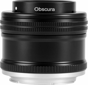 Lensbaby Pinhole Lens Obscura 50 with Fixed Body Nikon F Mount 2.0 inches (50 mm) F32/F64/F161 Switchable, Full Size, Manual Focus