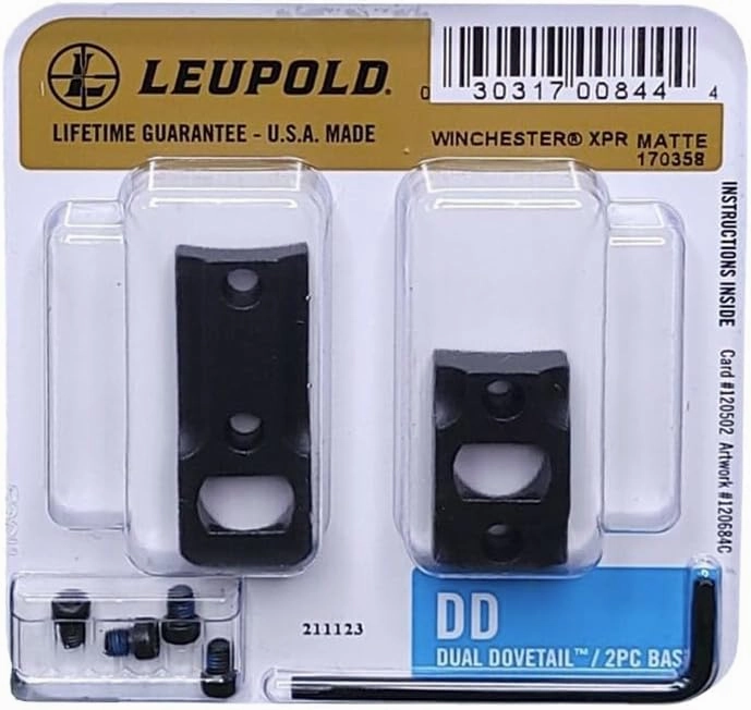 Leupold Dual Dovetail Scope Base, Winchester 70 with a Gloss Finish