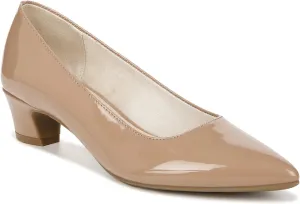 LifeStride Womens Minx Pumps Desert Nude Patent 9.5 W