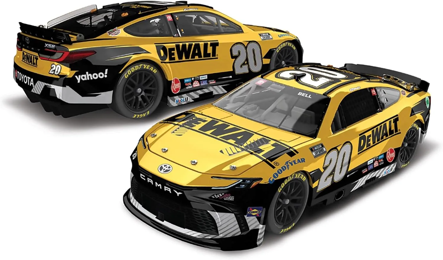 Lionel Racing Christopher Bell 2024 DeWalt No. 20 ARC 1:24 Scale Diecast Car