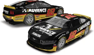 Lionel Racing Ryan Blaney 2024 Advance Auto Parts No. 12 ARC 1:24 Scale Diecast Car