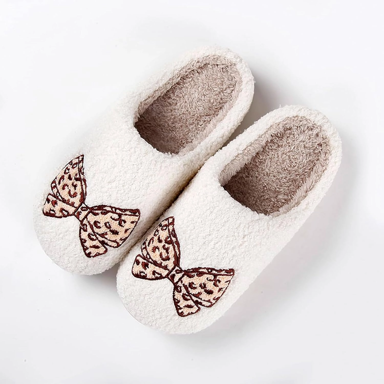 LNERIP Animal Slippers Fruit Slippers Plant Slippers Various Cartoon Patterns Fluffy Soft Memory Foam Retro Indoor Outdoor Home Couple Shoes
