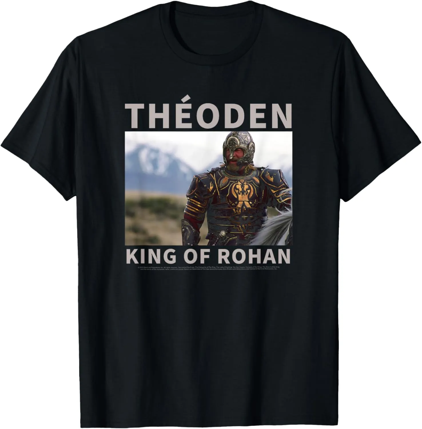 Lord Of The Rings Theoden King Of Rohan Poster T-Shirt