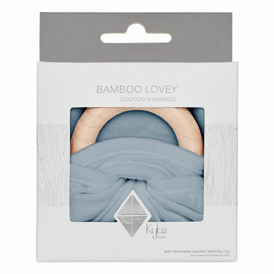 Lovey with Removable Wooden Teething Ring