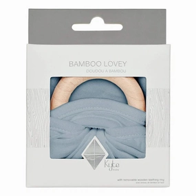 Lovey with Removable Wooden Teething Ring