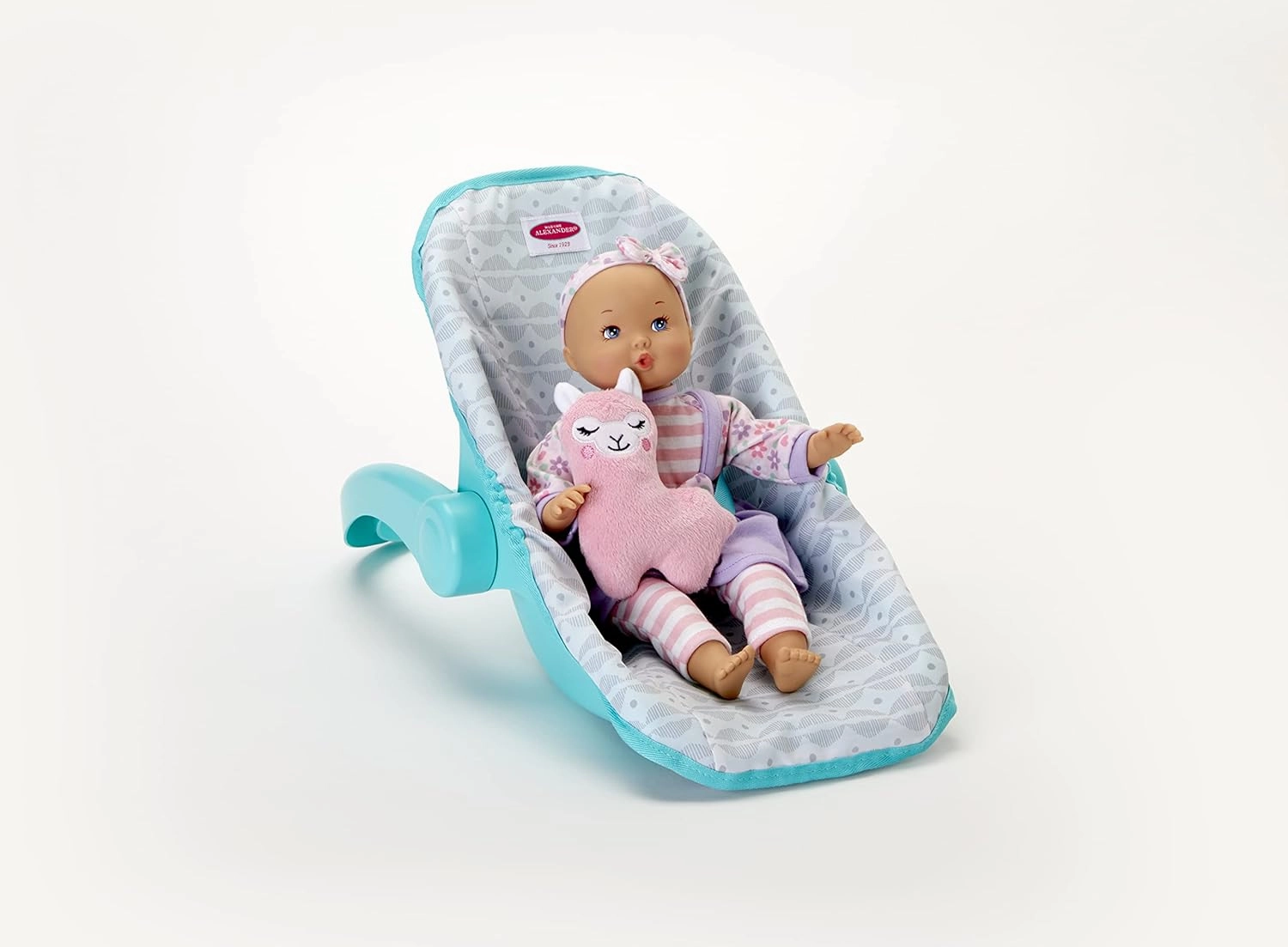 Madame Alexander Soft Gray Car Seat/Carrier