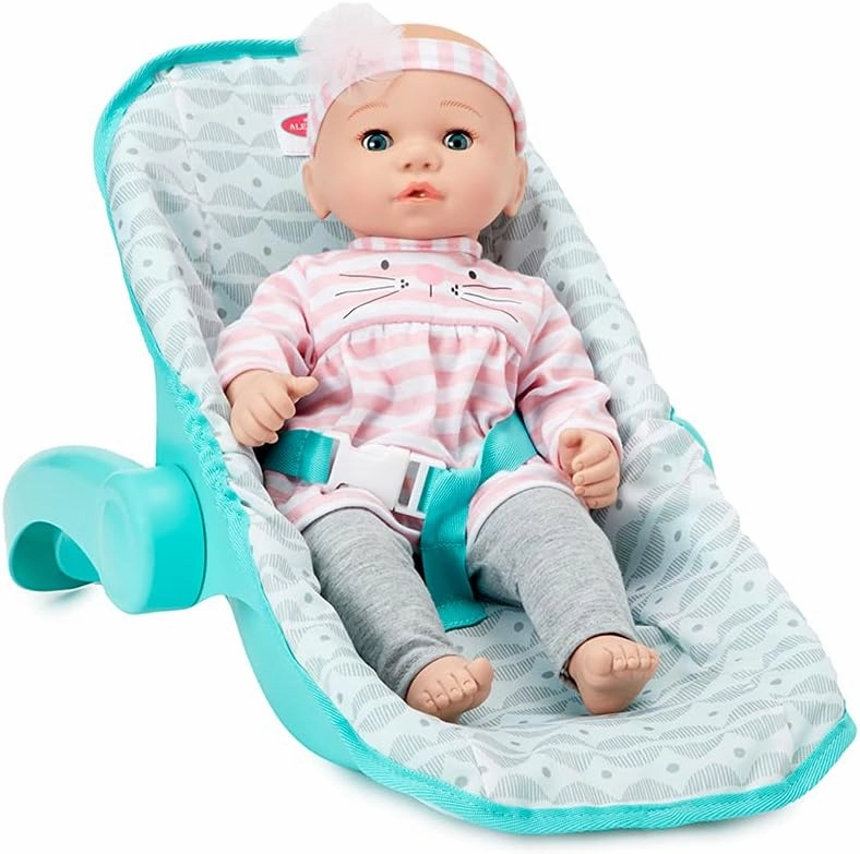 Madame Alexander Soft Gray Car Seat/Carrier