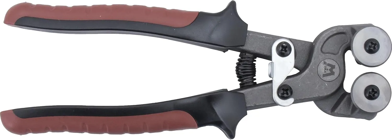 MARSHALLTOWN Glass Tile Nippers, Round Blades, Soft Grip Handle, TN3