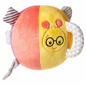 Mary Meyer Baby Einstein First Discoveries Chime Ball Soft Toy, 6-Inches, Cal Caterpillar