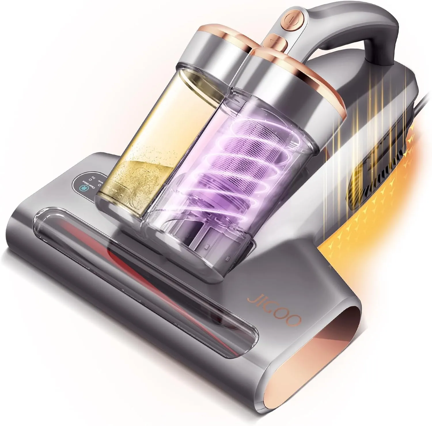 Mattress Vacuum Cleaner with UV & Ultrasonic and High Heating,Anti-allergen Powerful Handheld Vacuum for Bed,Sofa