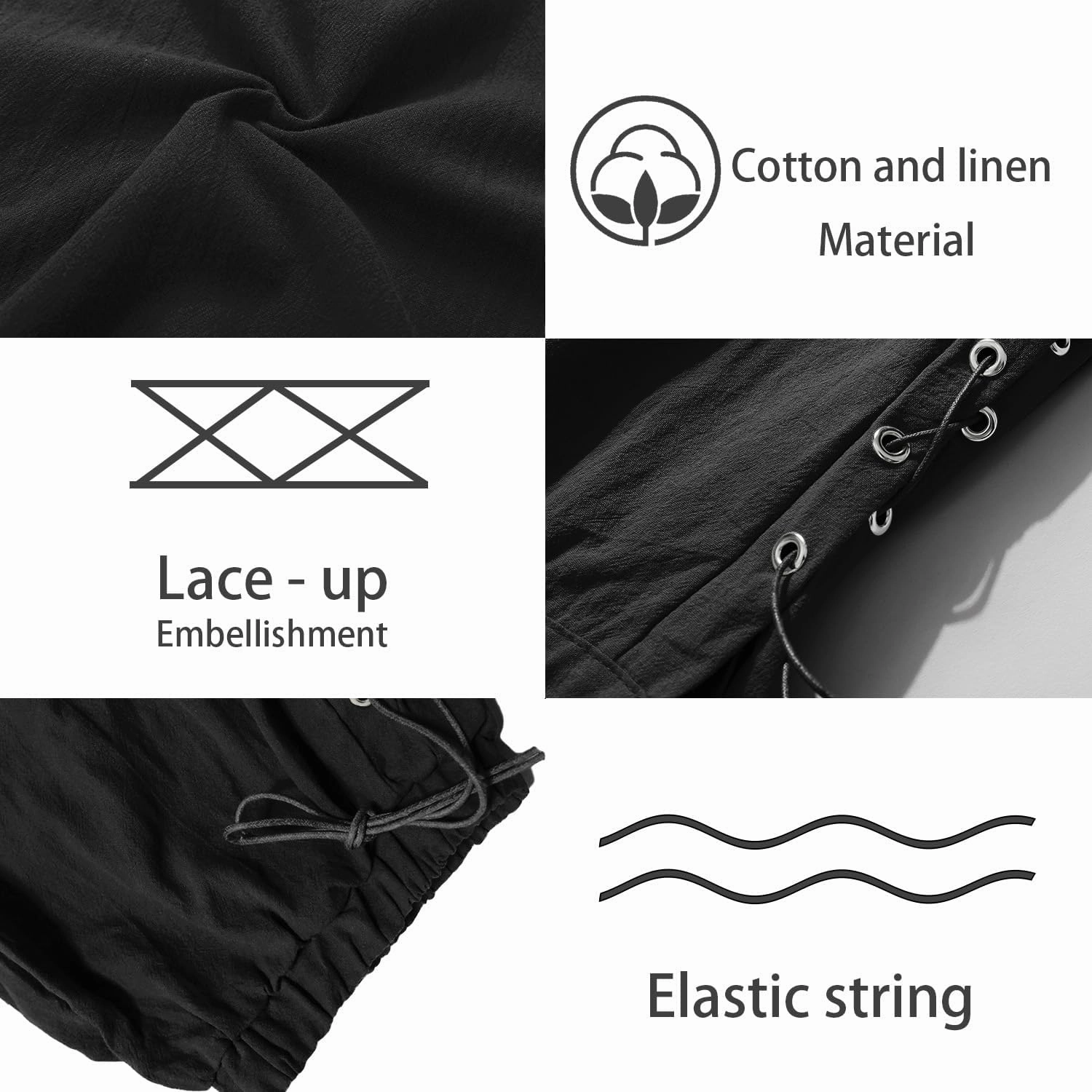 Men's Medieval Pirate Cotton and Linen Shorts, Viking Retro Design Pants, for Halloween Theme Party, Costume Play，ect