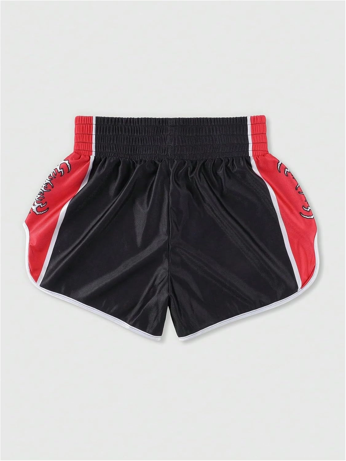 Men's Muay Thai Shorts Boxing Shorts Costume Elastic Waisted Letter Graphic Split Shorts Track Training Gym Clothing