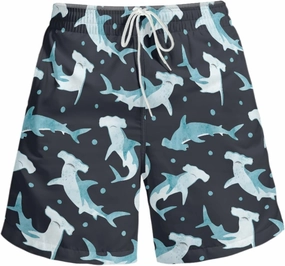 Men's Swim Trunk,Fashion Quick-Dry Beach Board Shorts with Mesh Lining Pockets