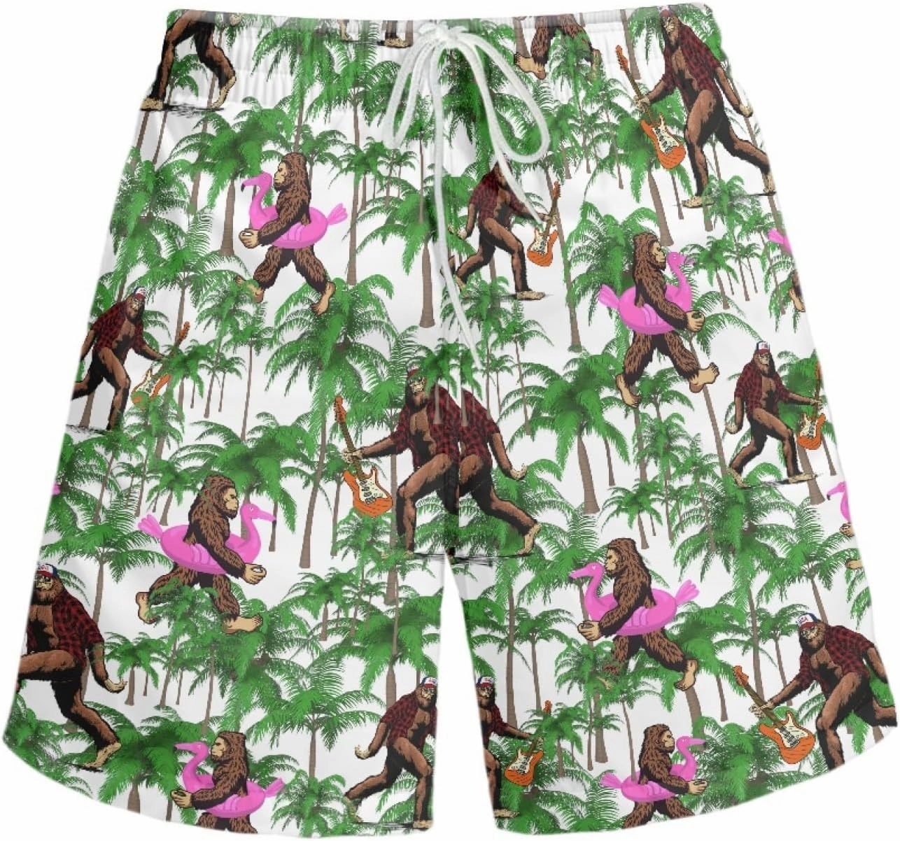 Men's Swim Trunk,Fashion Quick-Dry Beach Board Shorts with Mesh Lining Pockets