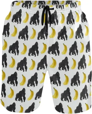 Men's Quick Dry Swim Trunks with Pockets Beach Board Shorts Bathing Suits