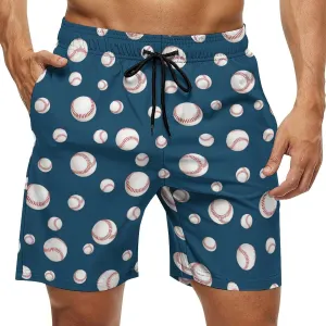 Men's Swim Trunk,Fashion Quick-Dry Beach Board Shorts with Mesh Lining Pockets