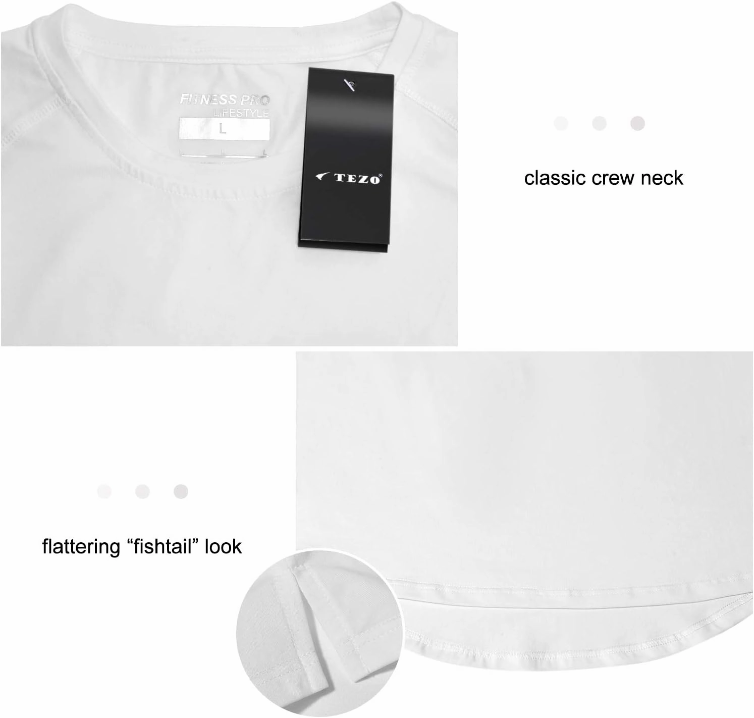 Mens Gym Workout Slim Fit Short Sleeve T-Shirt Cotton Performance Athletic Shirts Running Fitness Tee