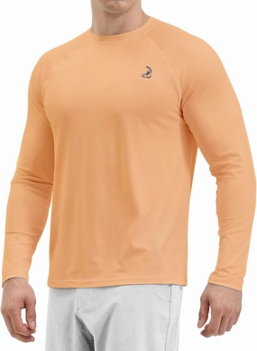 Mens UV Sun Protection Long Sleeve Shirts Rash Guard for Outdoor Fishing Hiking Swimming UPF 50 