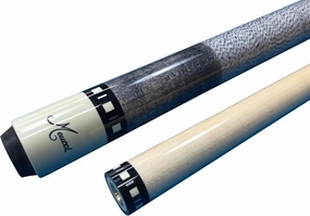 Meucci SB1-S Handcrafted Billiards Pool Cue Stick - Smoke Grey Stain   Hard CASE