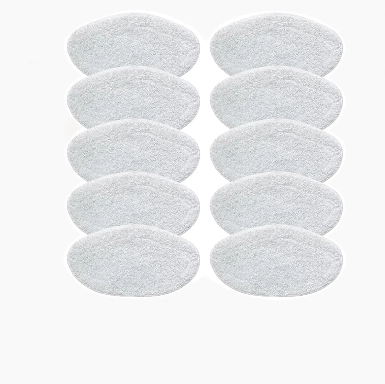 MeyeLo Steam Vacuum Cleaner Accessories,Microfiber Mop Cloth Replacement Parts Accessories,Washable Mop Rags.Compatible for Polti Kit PAEU0332 (Color : Glossy Black)
