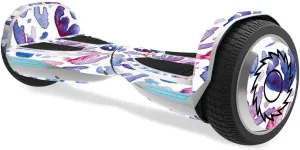 MightySkins Skin Compatible with Razor Hovertrax 1.5 Hover Board - Blue Petals | Protective, Durable, and Unique Vinyl Decal wrap Cover | Easy to Apply, Remove, and Change Styles | Made in The USA