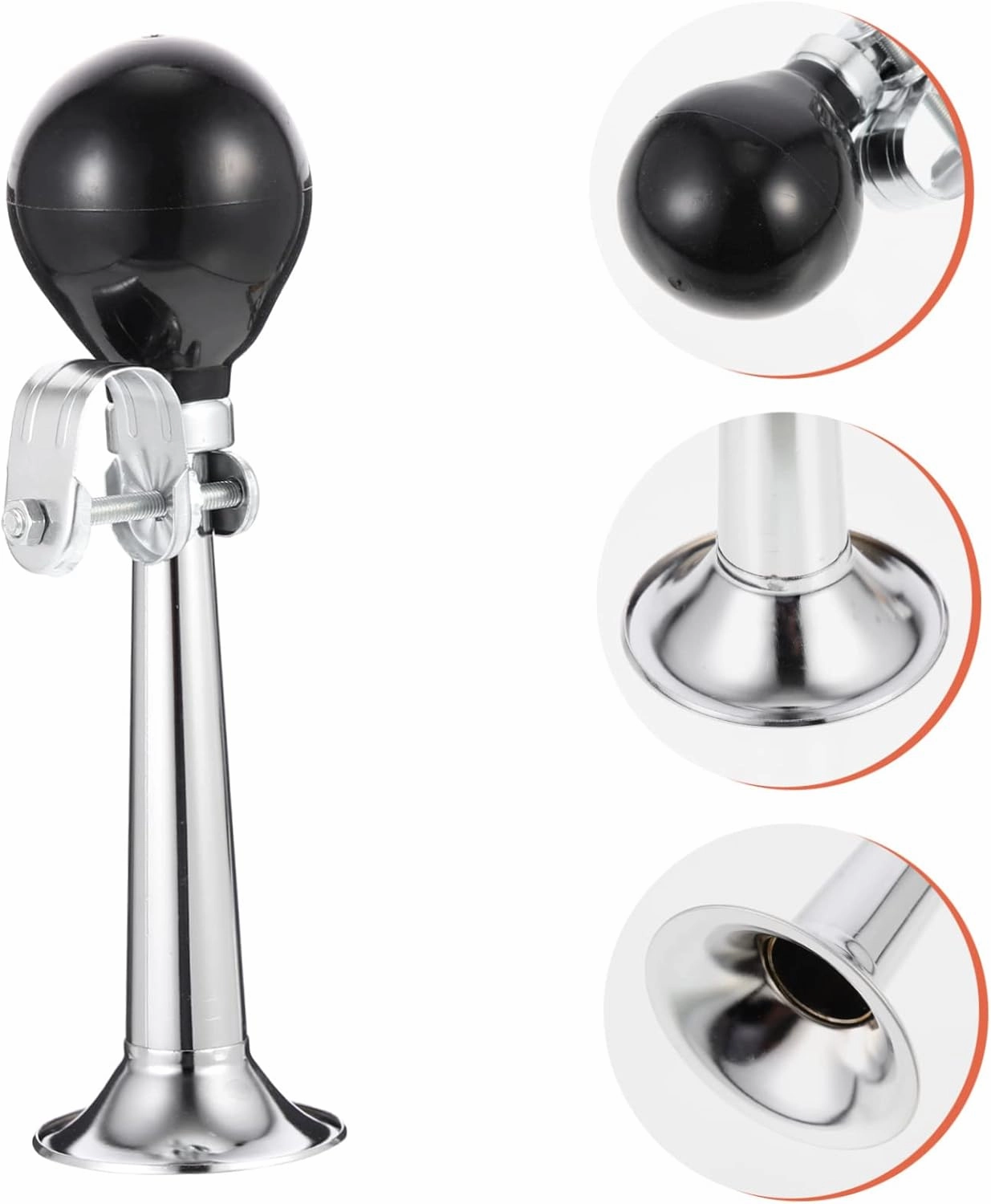 Mikinona 3pcs Bicycle Horn Air Fittings Bikes Kids' Bicycles Mountain Bike Bell Mini Ring Bell Bugle Horn Bike