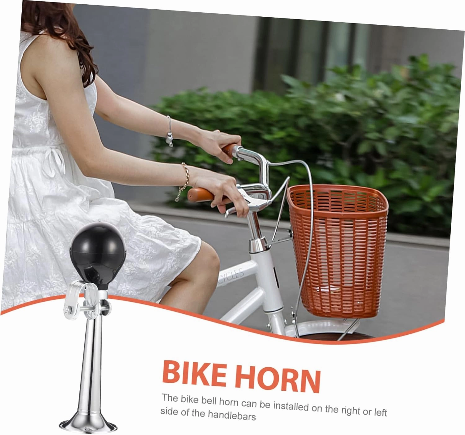 Mikinona 3pcs Bicycle Horn Air Fittings Bikes Kids' Bicycles Mountain Bike Bell Mini Ring Bell Bugle Horn Bike