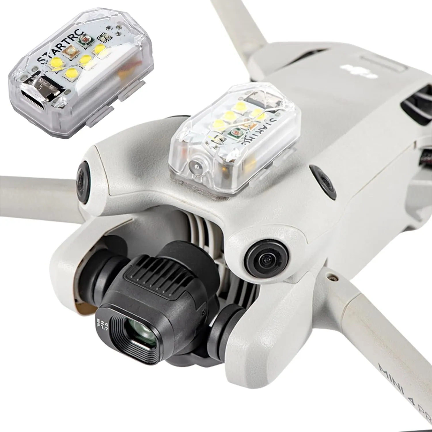 Mini 4 Pro Drone Strobe Light, Anti Collision Light for FAA Drone Night Flying, Rechargable Led Flashing Lights Fits DJI Mavic 3 Pro/Air 3 / Mini 3 Pro