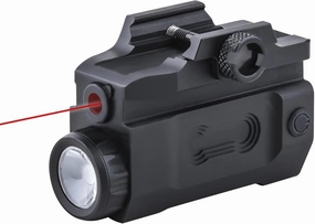 MLG-G032 Red/Green Laser Light Flashlight Sight Combo (Rechargeable)，LED 600 Lumens Tactical Flashlight with Laser，Compact Rail Mount Tactical Flashlight Laser Beams，with Strobe Mode