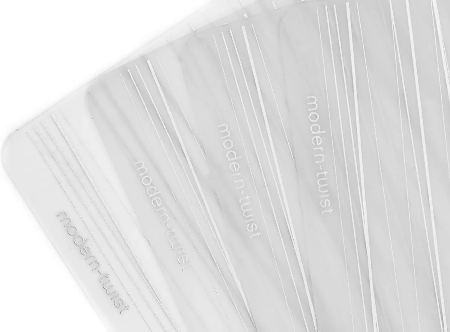 MODERN-TWIST Set of 4 Coasters 100% Plastic Free Silicone Tabletop, Dining, Decoration, Modern Design, Stream Print, Silver, 4 Count