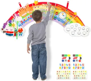 Montessori Sensory Wall Busy Book Board - Sensory Wall Panel for Kids, Toddler Activity Board Toys for 3-6, Activity Cube, Educational Learning Toys