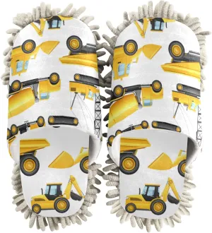Mop Slippers Shoes, Unisex Cleaning House Slippers Spa Dusting Slippers M-L