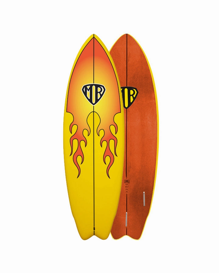 MR Epoxy Twin Fin Softboard - 5'9