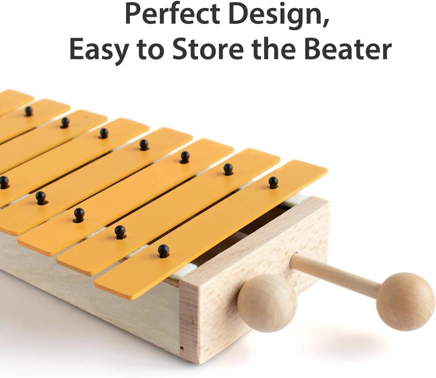 MUSICUBE 13 Keys Xylophone for Kids Wooden Xylophone Musical Instrument with Mallets Glockenspiel Instrument Educational Sensory Musical Toys Christmas Gift Choice for Boys Girls Aged 3 