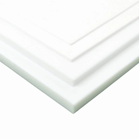 Natural White Teflon PTFE Virgin Plastic Sheet 1/16" Thick, Size 6" x 12" Formable Fluoropolymer Board Dimensions - 5.75 in x 11.75 in
