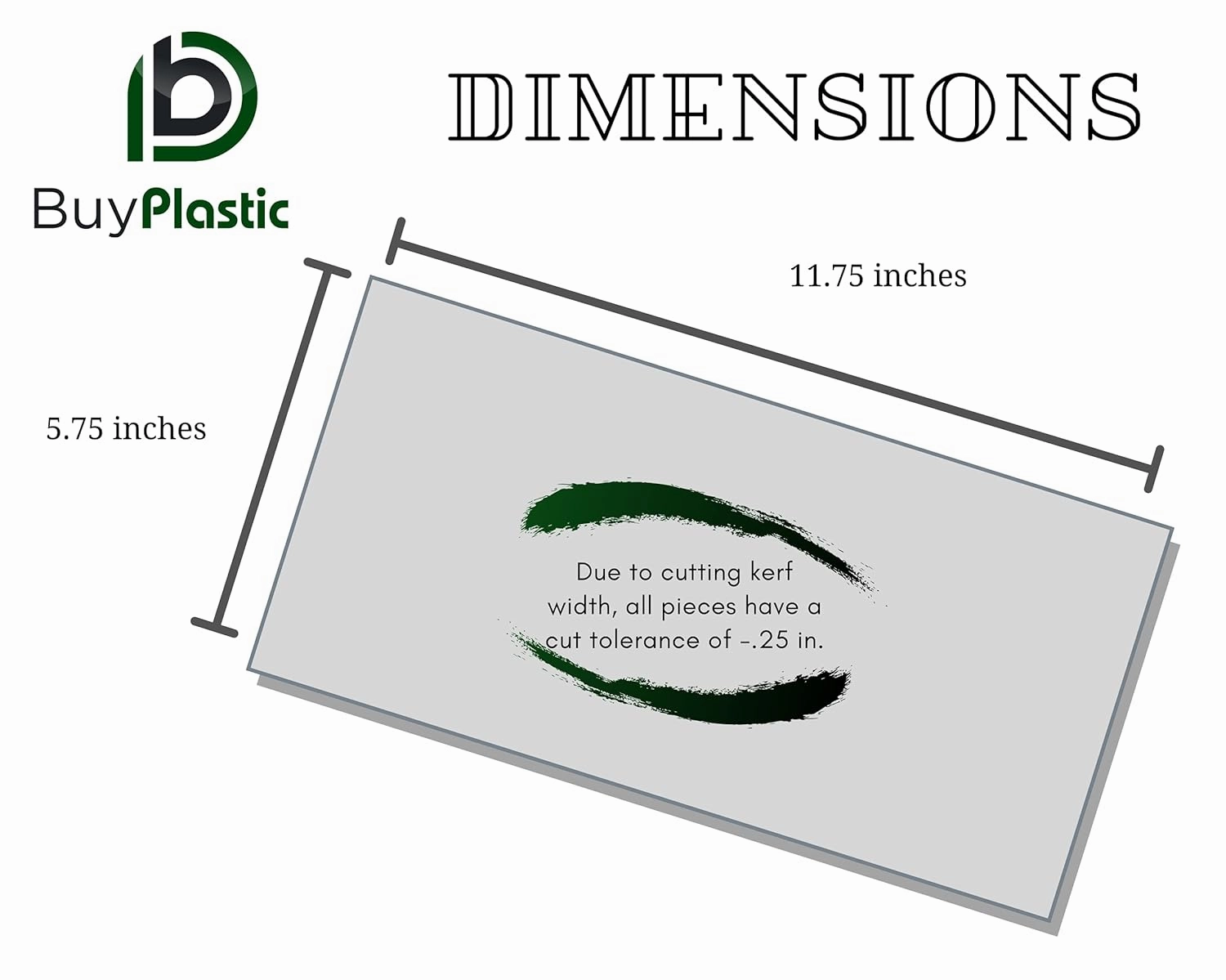 Natural White Teflon PTFE Virgin Plastic Sheet 1/16" Thick, Size 6" x 12" Formable Fluoropolymer Board Dimensions - 5.75 in x 11.75 in