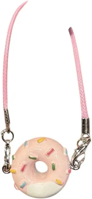 New 2025 Unisex Cartoon Dollhouse Key Chain Simulation Cute Donut Doll House Mini Model Accessories Miniature Decoration Keychain Charms Pendant Jewelry Fashion Trendy Creative Gift For Women And Men