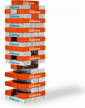 NFL Pro Football Tabletop Stackers Block Game by Wild Sports - Perfect Gift for NFL Football Fan, Dorm Game, Rec Room, Tailgate