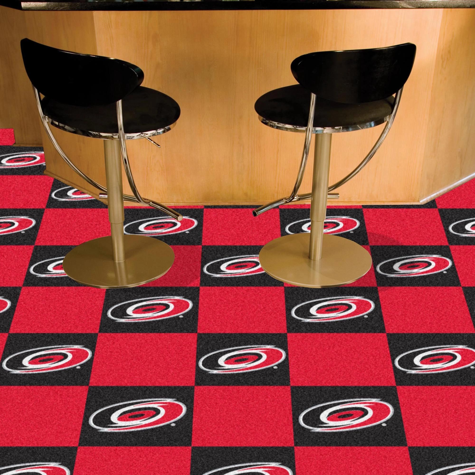 NHL - Carolina Hurricanes Team Carpet Tiles