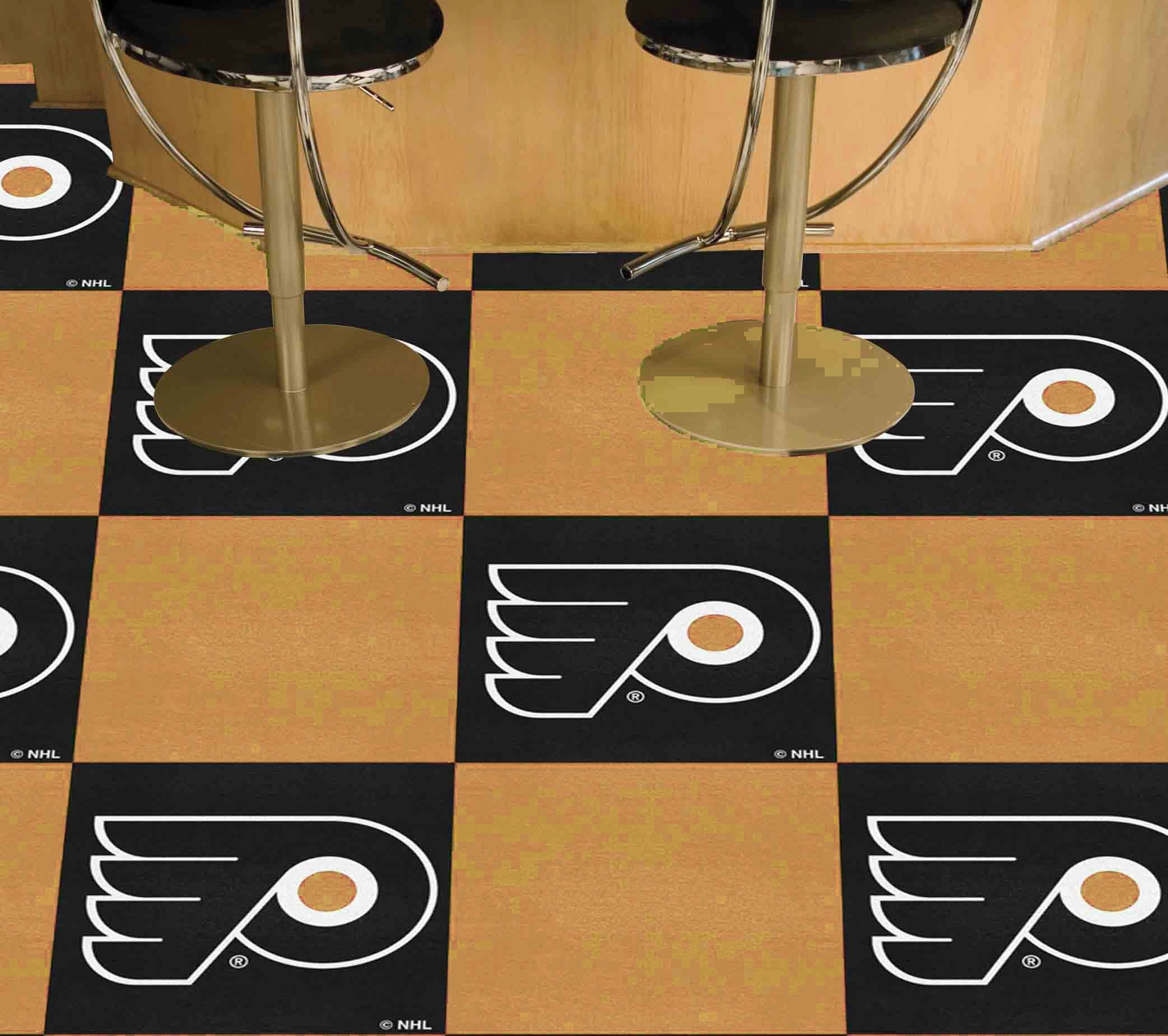 NHL - Philadelphia Flyers Team Carpet Tiles