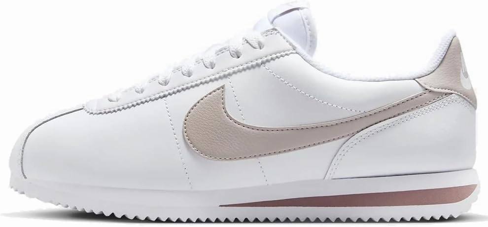 Nike Cortez Women's Shoes (DN1791-105, White/Smokey Mauve/Black/Platinum Violet) Size 10