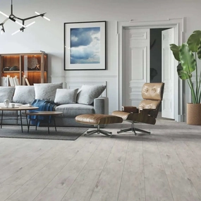 Nordic Soft Grey Wood plank tile 15.5x62cm