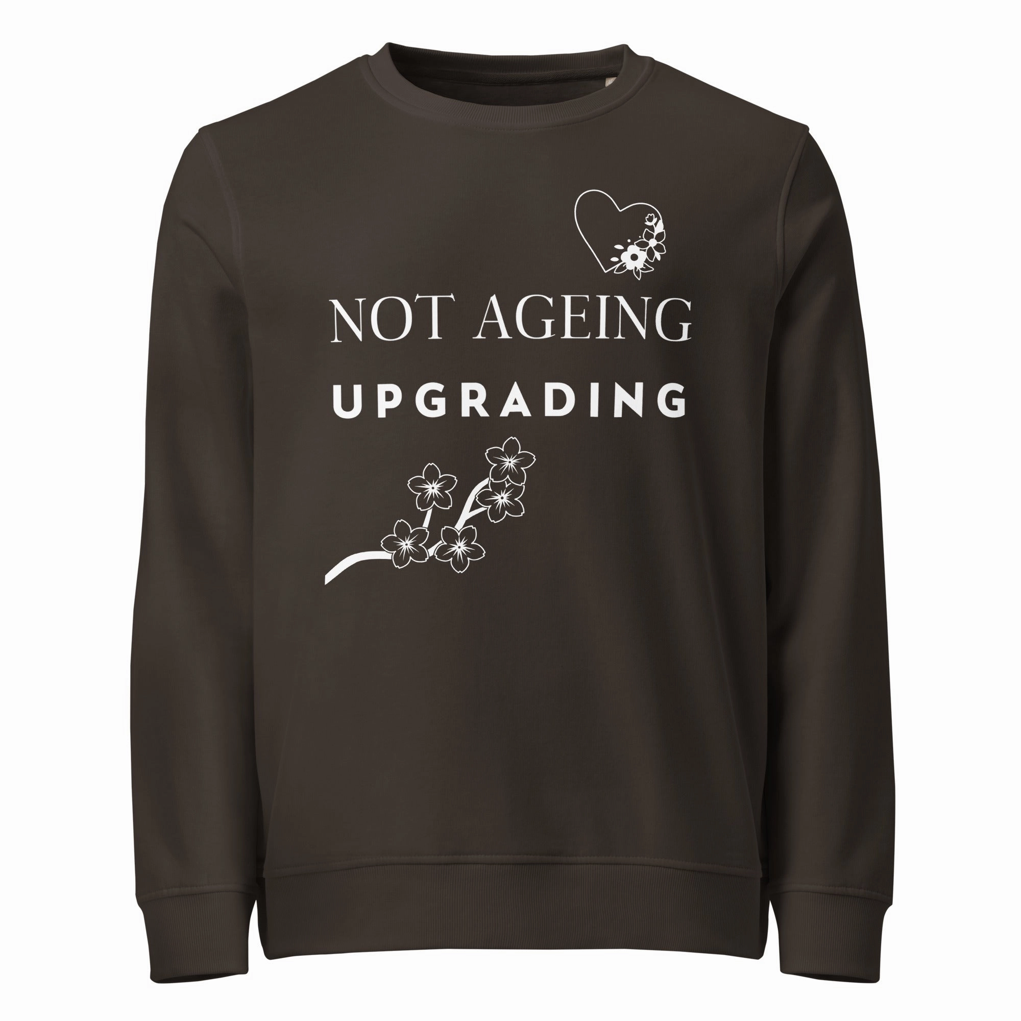 Not Ageing Upgrading - Unisex Organic Sweatshirt