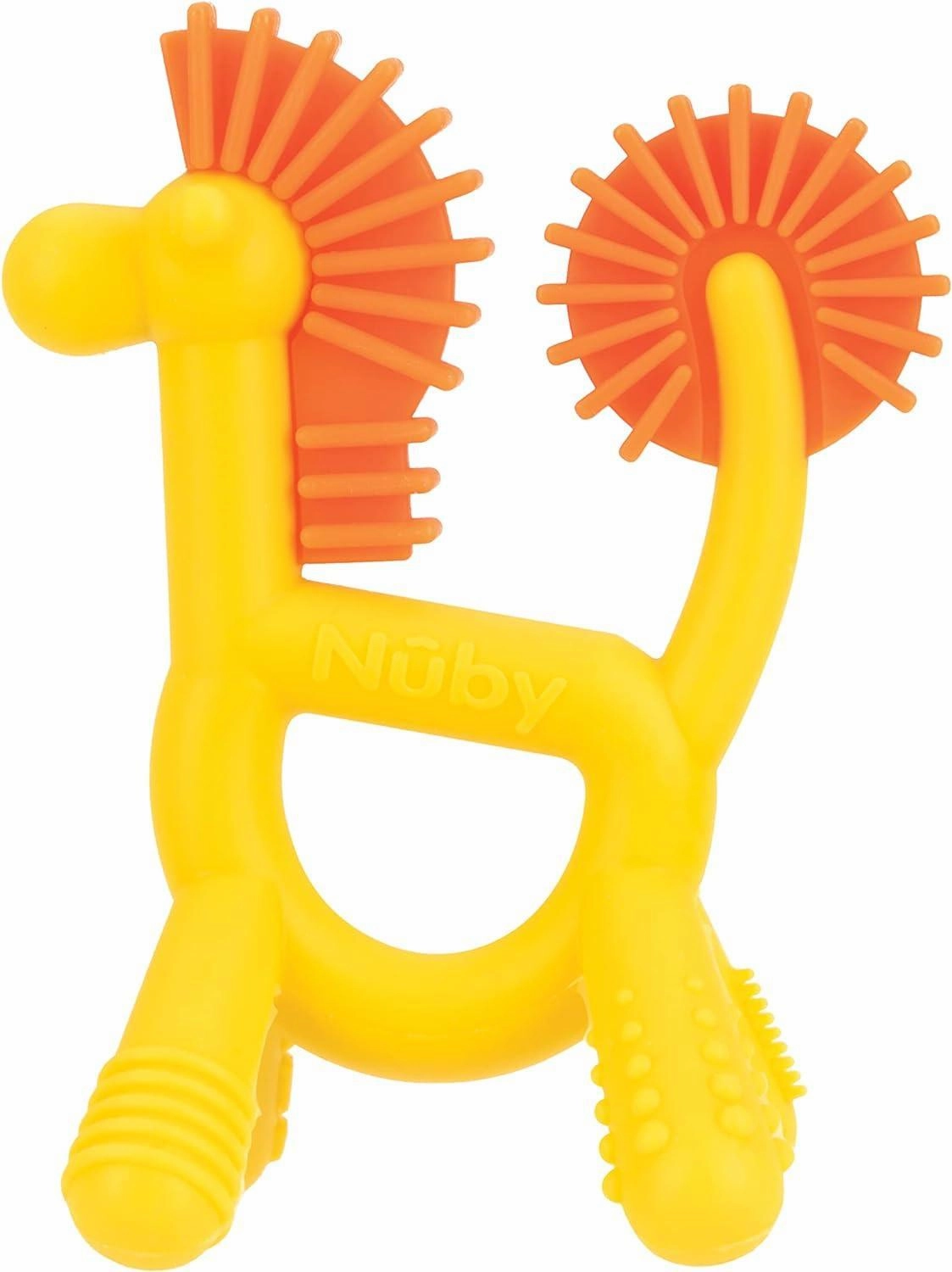 Nuby Geo Zoos 100% Baby Silicone Teether