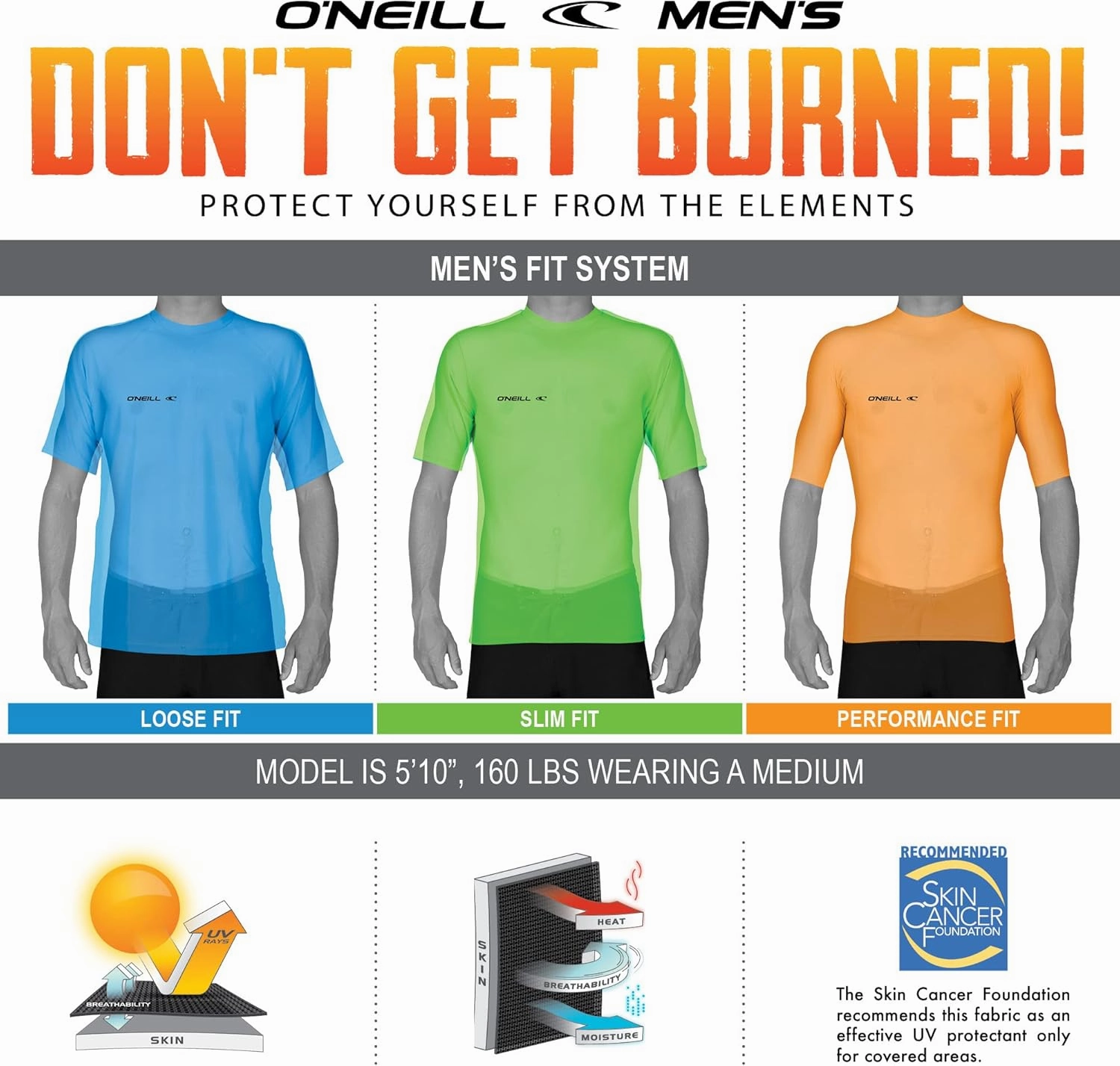 O'Neill Men's Hybrid UPF 50  Sun Tank